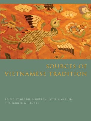 Sources of Vietnamese Tradition - ebook
